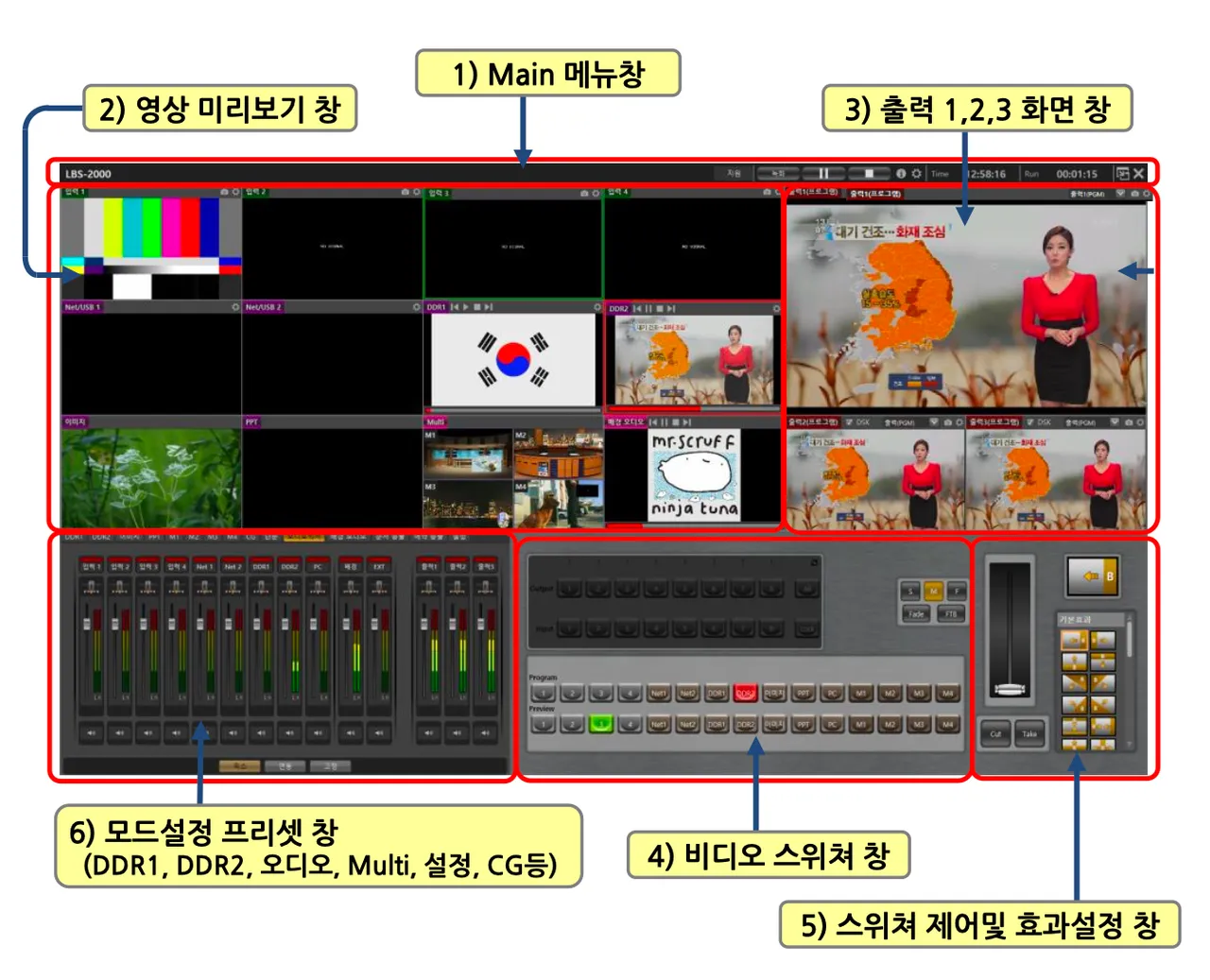 프로그램 실행 화면